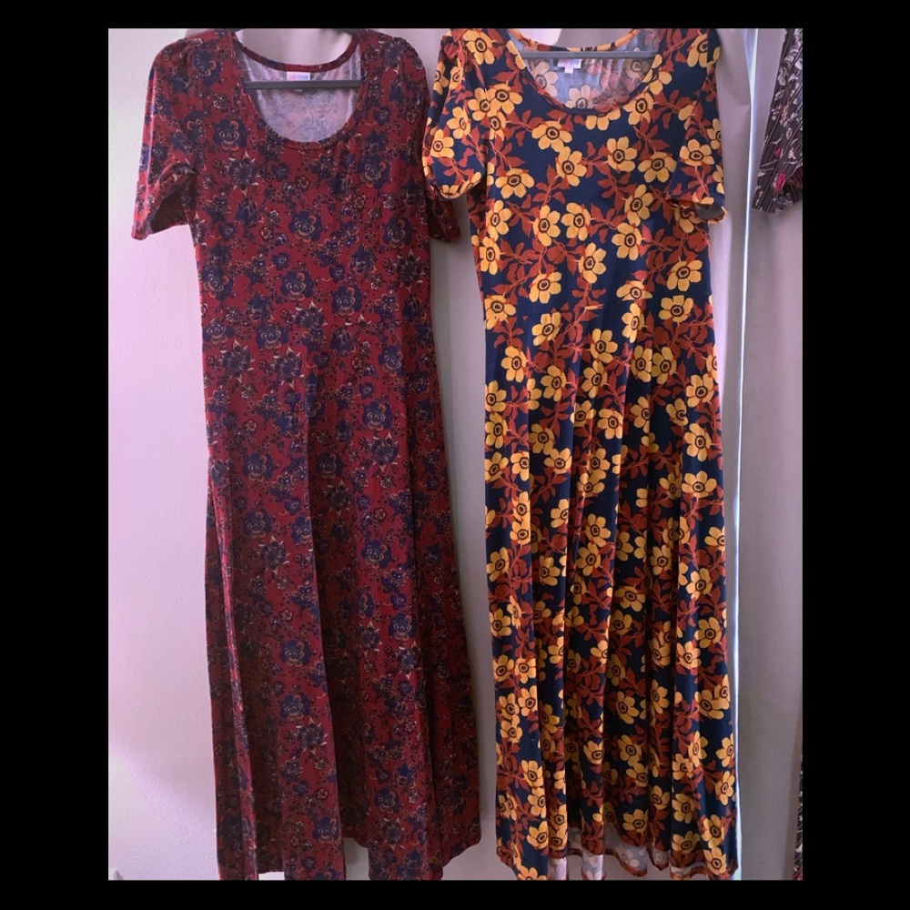 Lularoe Anna Maxi dress lot of two